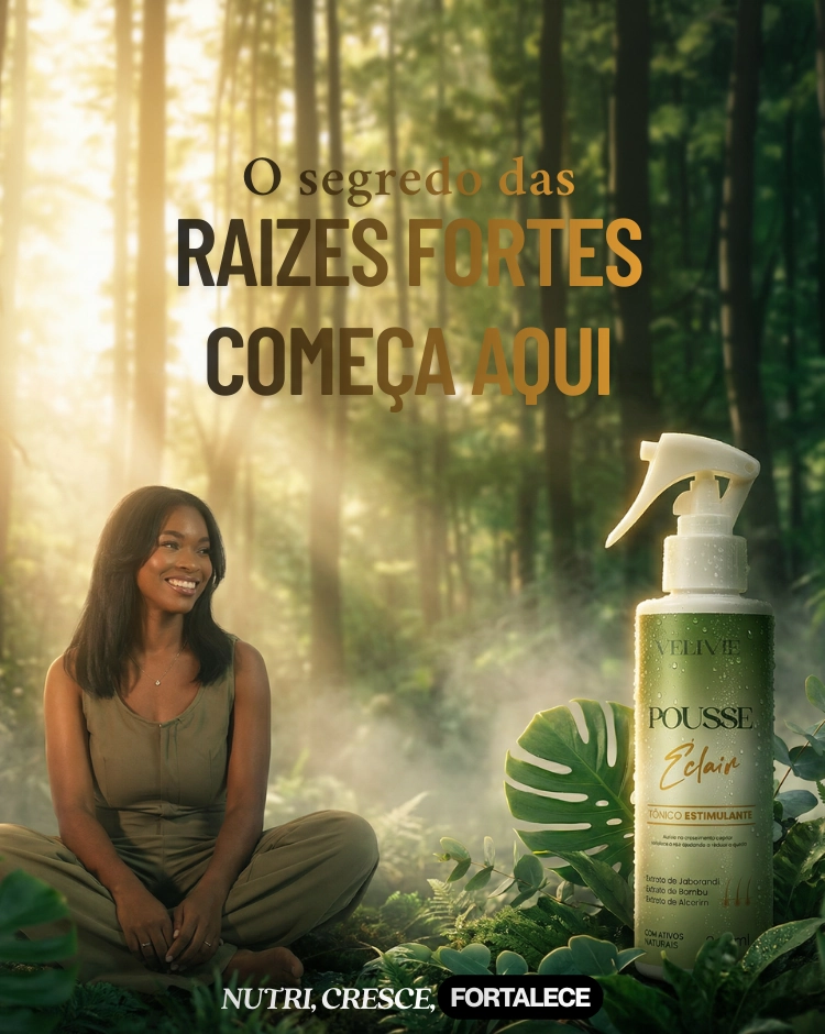 Pousse Eclair — Tônico Capilar Premium Velivie