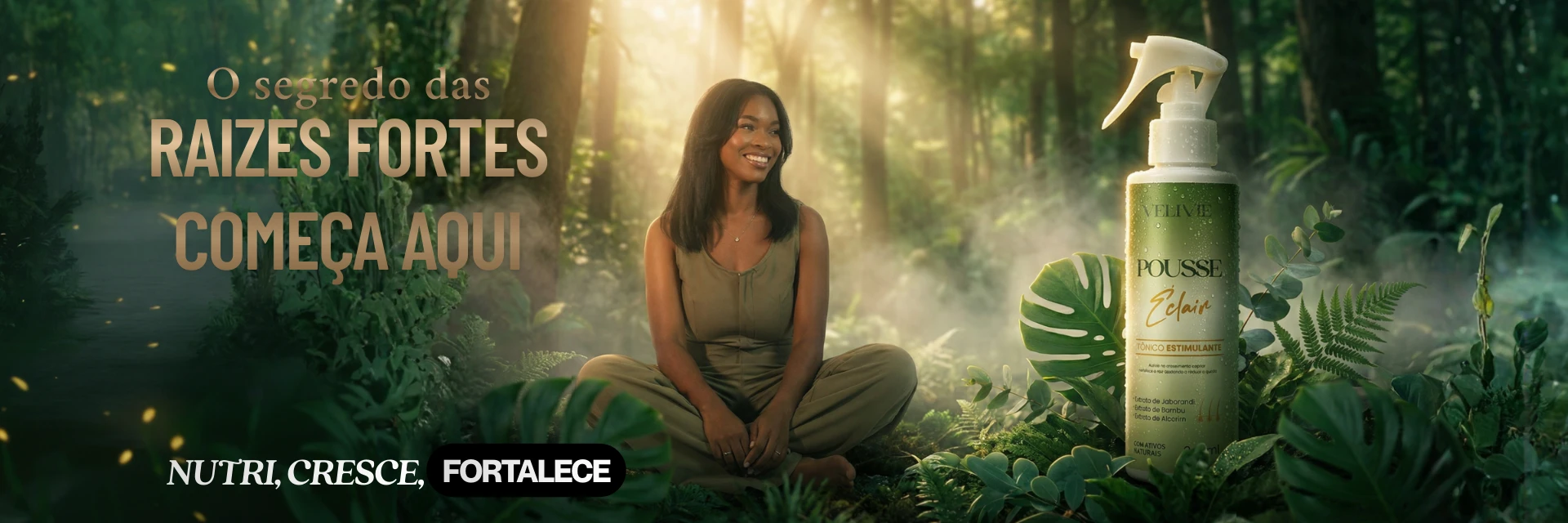 Pousse Eclair — Tônico Capilar Premium Velivie